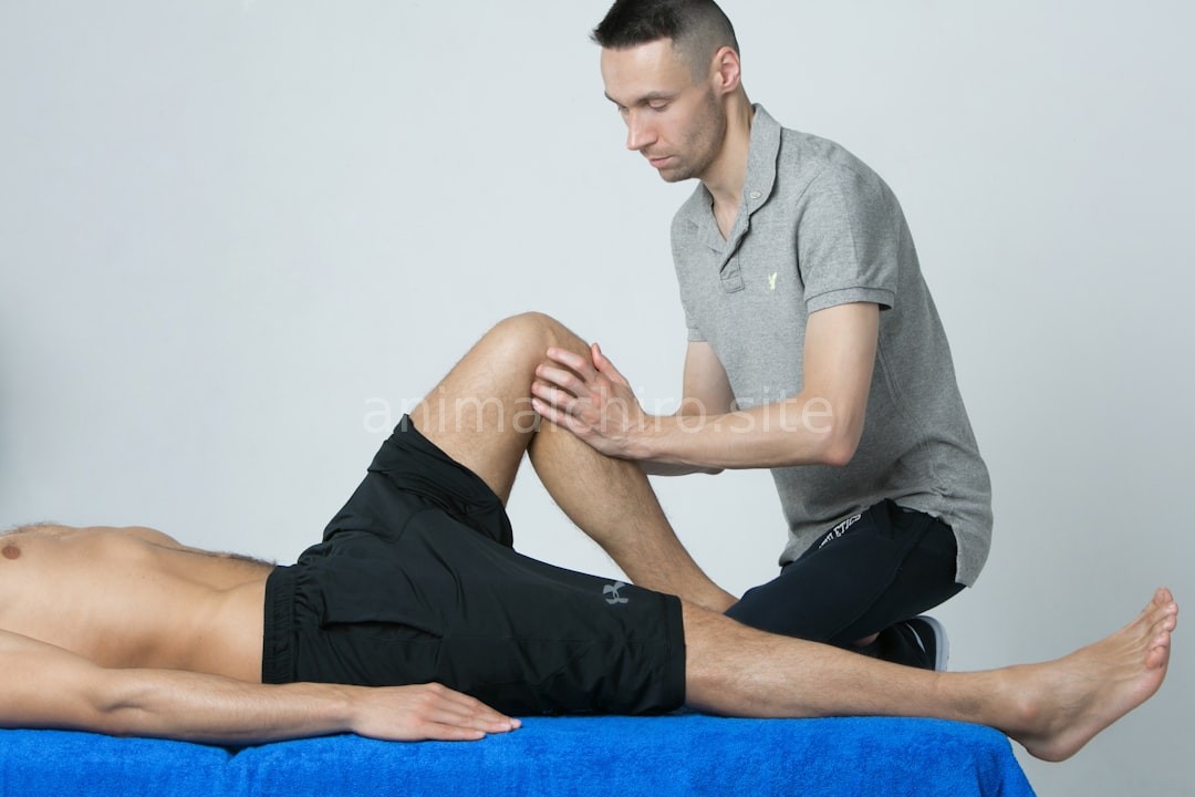 Physical Therapist working